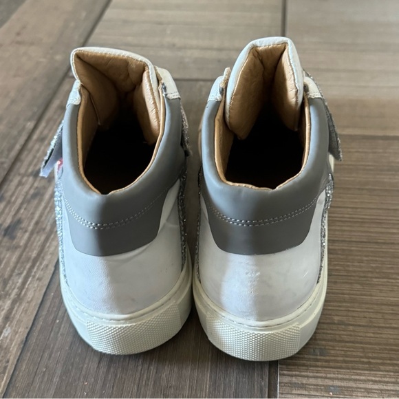 MAISON MARGIELA MM6 Glitter High Top Sneakers size 37.5. - Picture 6 of 10